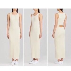 Significant Other Sofia Knit Maxi Dress Black Women’s Size 10 Cutout Ribbed